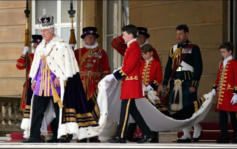 El rey Carlos III, tras la coronación. AFP / A. Milligan
