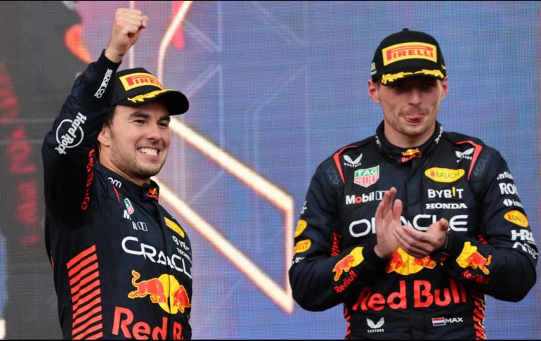 Checo Pérez se ha convertido en el principal rival de Verstappen en su objetivo de conquistar un tercer Mundial seguido. AFP / ARCHIVO