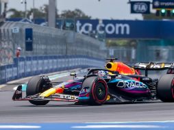 Max Verstappen, durante la última prueba libre del GP de Miami. EFE / C. Herrera