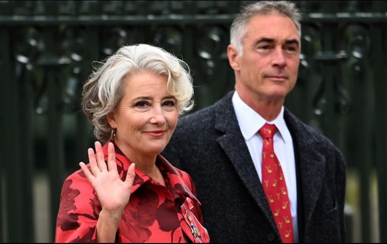 Emma Thompson fue nombrada en 2018 como Dama del Imperio Británico por la reina Isabel II. EFE / A. Rain