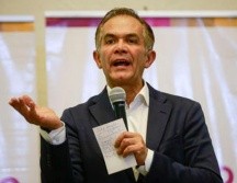 El ex jefe de Gobierno de la Ciudad de México reafirmó su convicción de ser candidato a la presidencia por la coalición Va por México. EL INFORMADOR / C. Zepeda