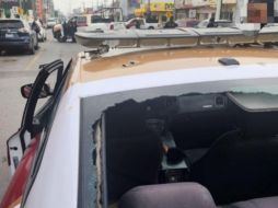 Los policías heridos fueron llevados a un hospital. SUN