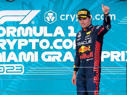 El piloto tapatío se tuvo que conformar con el segundo puesto en Miami. EFE/Cristobal Herrera