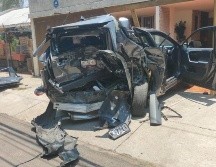 El choque ocurrió en el cruce de las calles Ontario y Montevideo. ESPECIAL