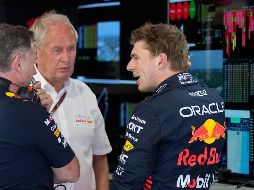 La estrategia benefició a Verstappen para que ganara el primer lugar. AP/Rebecca Blackwell