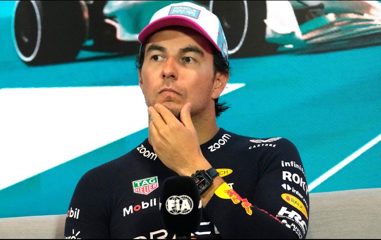 Sergio Pérez logró su podio número 30 en su carrera. AP/Lynne Sladky