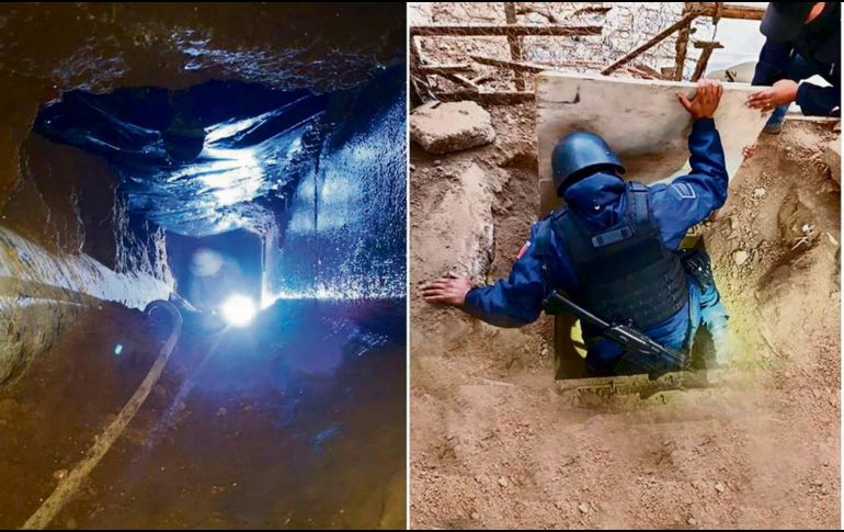 El túnel fue resguardado por bomberos, militares y agentes de seguridad, pues se registró acumulamiento de gas. ESPECIAL