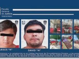 Los dos detenidos cobraban 2500 pesos a la semana. ESPECIAL