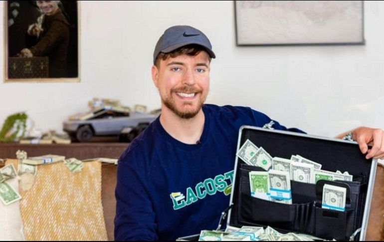 Los vídeos de MrBeast presentan numerosos retos en los que obsequia dinero a los participantes. INSTAGRAM / mrbeast