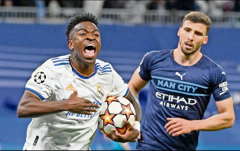 Hace un año, el Madrid consiguió un 3-1 en casa con el que le dio la vuelta a la serie ante el City, encaminándose a su título 14 de Champions. AFP/P. Marcou