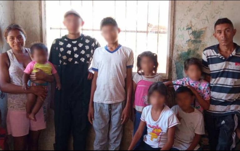 Rudy Arzolar con su familia. FUNDACIÓN CUIDARTE