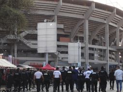 En el último Clásico Tapatío, con el dispositivo de vigilancia se logró la detención de 8 personas. EL INFORMADOR/ ARCHIVO