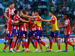 América deberá no subestimar al San Luis (foto), que en la repesca dejó fuera al León, el equipo de mejor defensa en el torneo. IMAGO7