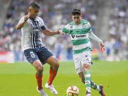 En fase regular, Santos se impuso a los Rayados 2-1. IMAGO7/A. Jiménez
