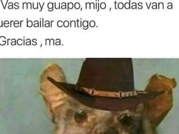 Disfruta de unos memes en compañía de mamá. ESPECIAL