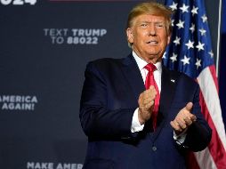 Trump denunció el verdadero sentido del juicio era en realidad político y buscaba entorpecer su candidatura para las elecciones presidenciales. AP/ARCHIVO
