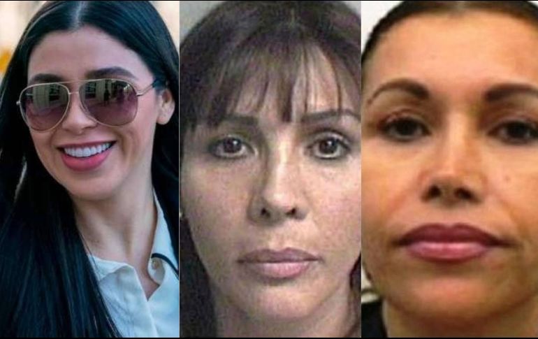 Las tres esposas de Joaquín 'El Chapo' Guzmán y madres de sus hijos. ESPECIAL