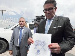 José Gabriel Martín Hernández Rodríguez, abogado de Héctor Palma Salazar, el “Güero Palma”, acudió a una audiencia de su cliente en el penal del Altiplano. EL UNIVERSAL