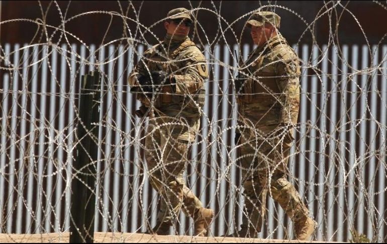 Las autoridades estadounidenses han reforzado el despliegue de cuerpos de seguridad en la frontera. GETTY IMAGES