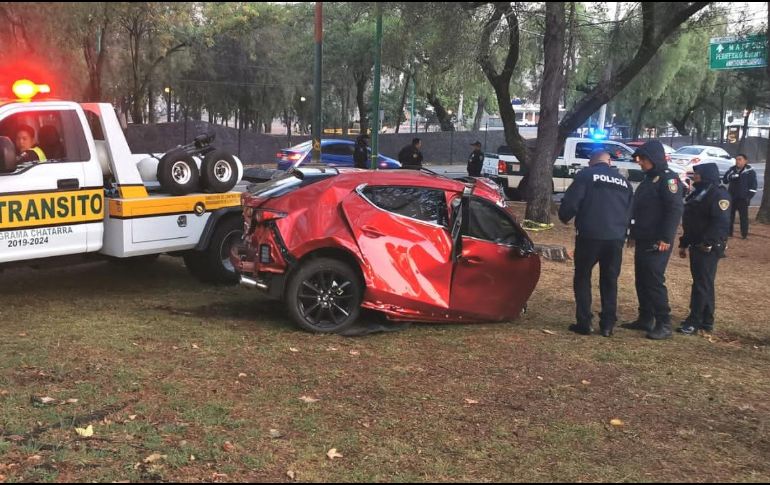 El suceso ocurrió la madrugada de este día en la alcaldía Coyoacán, en la Ciudad de México. ESPECIAL