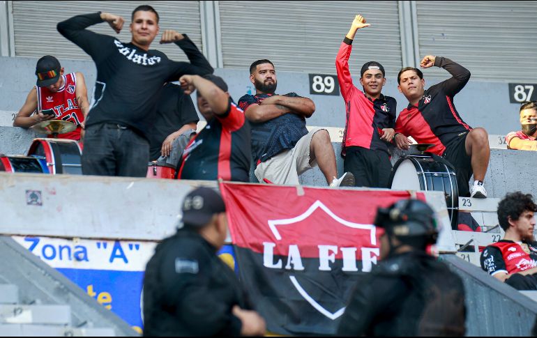 Se registró un saldo blanco derivado del operativo de seguridad que se implementó para el clásico tapatío de Atlas vs Chivas. EL INFORMADOR/ CARLOS ZEPEDA