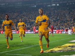 Nicolás López aprovechó un error de Tiago Volpi para marcar el último gol del partido. EFE/M. Sierra