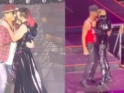 El polémico beso entre Rubín y Apio Quijano. ESPECIAL