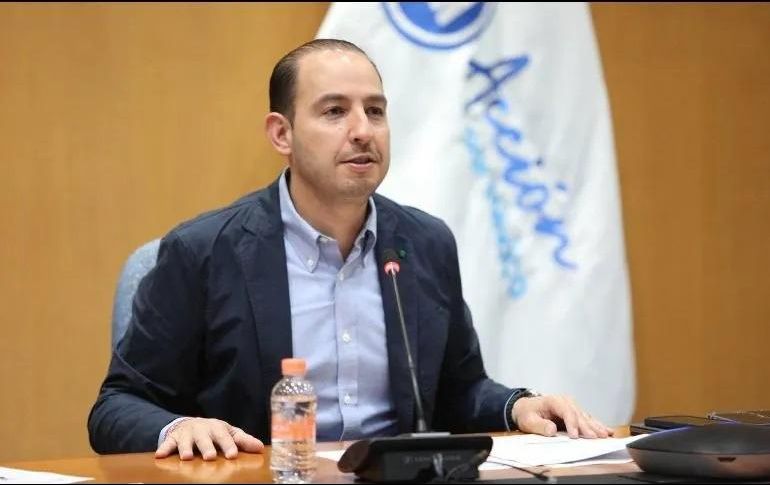 El dirigente del PAN, Marko Cortés, ha comunicado que la reunión fue para crear un consenso ante las diversas alternativas para hacer el proceso interno, que decidirá el candidato definitivo. TWITTER/@MarkoCortes