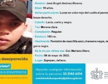 Los tres jóvenes fueron localizados en Vallarta. ESPECIAL/Fiscalía de Jalisco