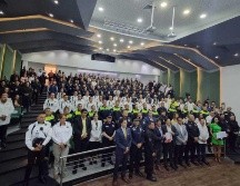 Un total de 382 policías y también bomberos fueron reconocidos con constancias por la Cámara Nacional de Comercio de Guadalajara. EL INFORMADOR / E. Gómez