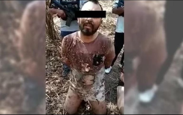 Uno de los supuestos hombres interrogados por sicarios de 