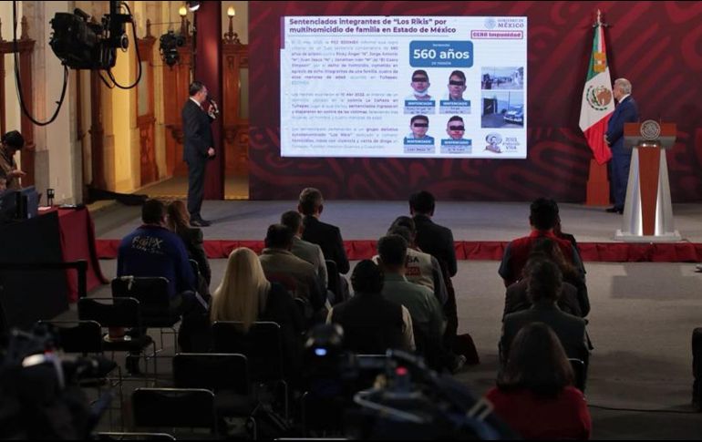 Luis Rodríguez Bucio, subsecretario de la Secretaría de Seguridad y Protección Ciudadana, durante la presentación del informe de Cero Impunidad. SUN/F. Rojas