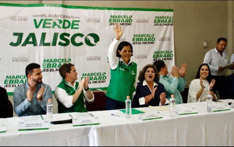 Diputados federales del Partido Verde Ecologista en Jalisco. ESPECIAL