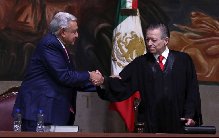 El ministro Zaldívar asegura que la SCJN no puede invalidar un acto con base en escenarios hipotéticos. SUN / ARCHIVO