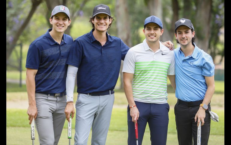 Sergio Becerra, José Covarrubias, Erick Chidán, Alejandro Martín del Campo Becerril. GENTE BIEN JALISCO/ Claudio Jimeno