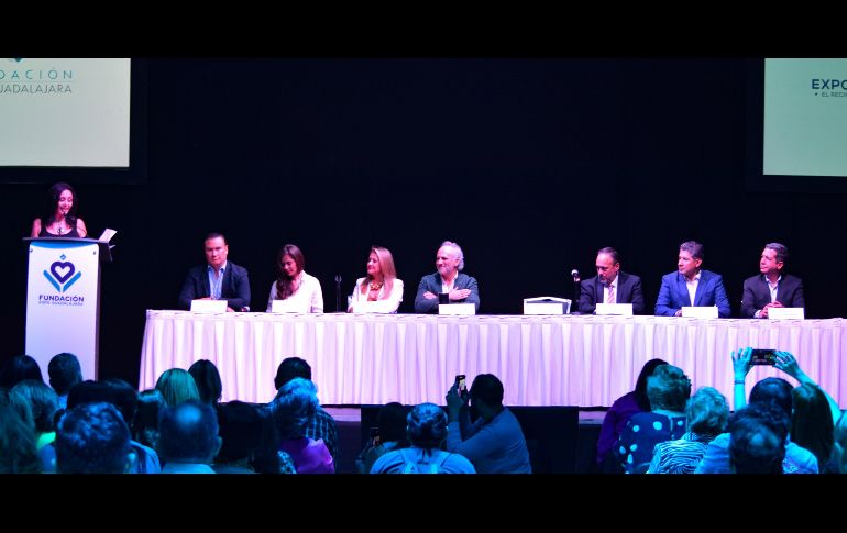 Este mediodía se develó la placa y nuevo espacio de la Fundación Expo Guadalajara. INFORMADOR/ARTURO NAVARRO