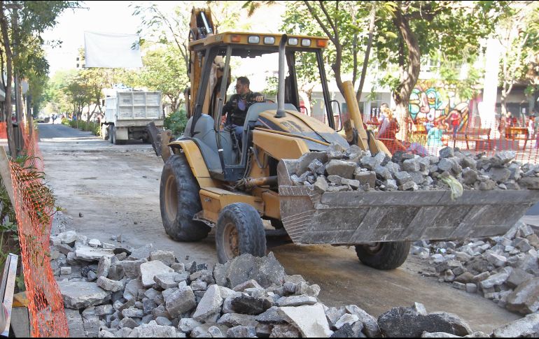 Guadalajara contempla la intervención de alrededor de 120 vialidades. EL INFORMADOR/ ARCHIVO