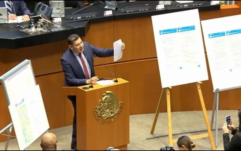 Alejandro Armenta Mier, presidente del Senado. SUN