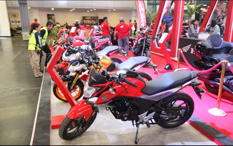Expo Moto se realiza en Expo Guadalajara, donde participa Honda México. EL INFORMADOR/ ALONSO CAMACHO
