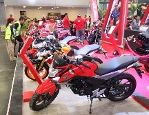 Expo Moto se realiza en Expo Guadalajara, donde participa Honda México. EL INFORMADOR/ ALONSO CAMACHO