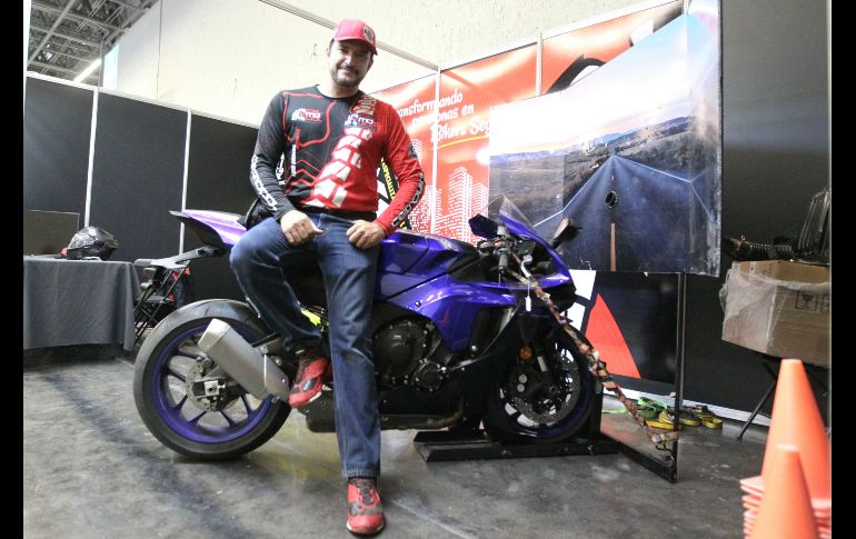 Francisco Igartua Araiza, director de Expo Moto, explicó que el primer día de actividades fue muy positivo. EL INFORMADOR / A. Camacho