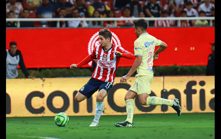 América derrotó a Chivas por la mínima diferencia y tendrán una gran ventaja para cerrar el partido de vuelta en el Estadio Azteca. EL INFORMADOR / C. Zepeda