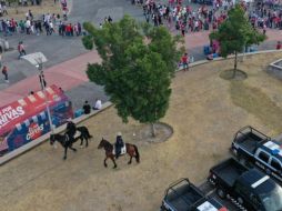 El recinto estuvo resguardado por un total de mil 900 elementos. ESPECIAL