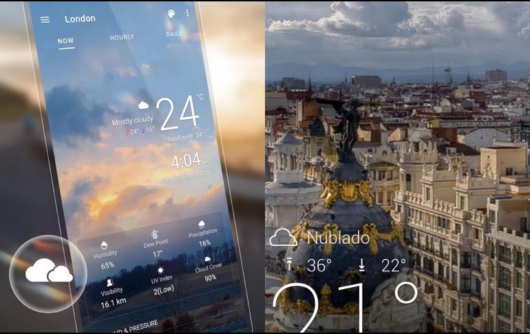 Siempre es bueno consultar el estado del tiempo antes de salir de casa. ESPECIAL