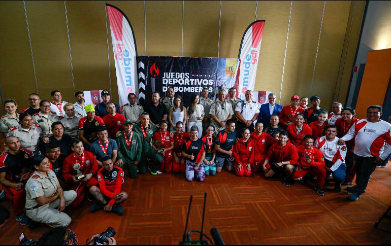 Clausura de los Juegos Deportivos de Bomberos. EL INFORMADOR/ CARLOS ZEPEDA