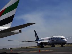 La constante actividad del volcán y la caída de ceniza en los últimos días, son los principales factores para que los despegues y aterrizajes hayan tenido que ser interrumpidos. AFP / ARCHIVO