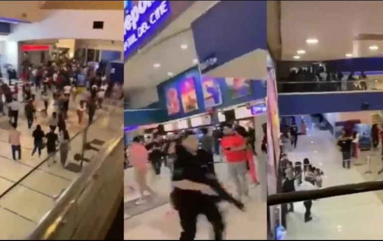 En los videos se observa cómo la gente huye despavorida. ESPECIAL