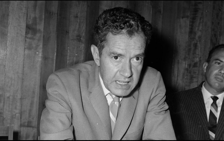 Juan Rulfo durante una presentación de su obra en la Casa de la Cultura Jalisciense. EL INFORMADOR/Archivo