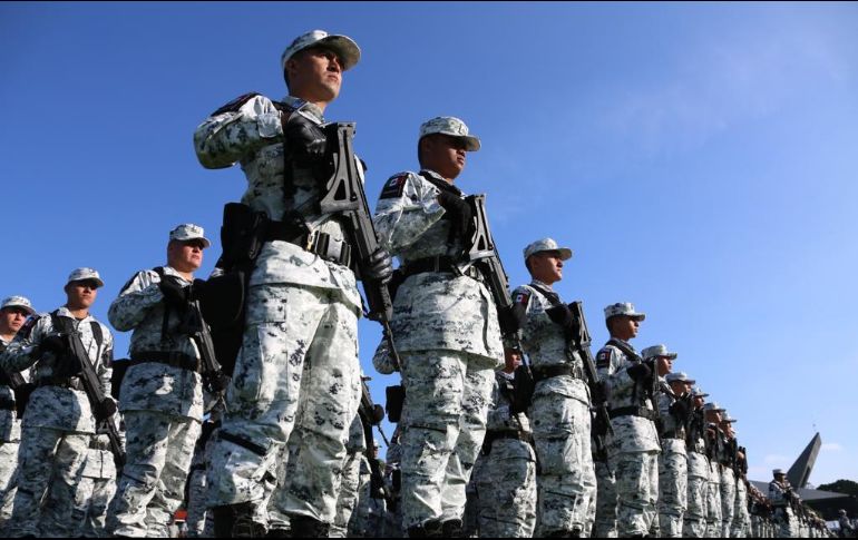 Los miembros de la Guardia Nacional arriesgan su vida a diario. ESPECIAL/ Gobierno de México