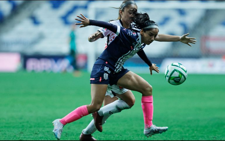 De manera sorpresiva las rayadas de Monterrey vencieron a las Xolas, logrando la remontada que les dio el pase a las semifinales. IMAGO7/ Jorge Mendoza